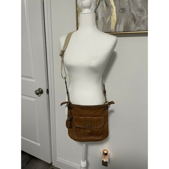 Fossil Long Live Vintage Leather Crossbody - Picture 1 of 8